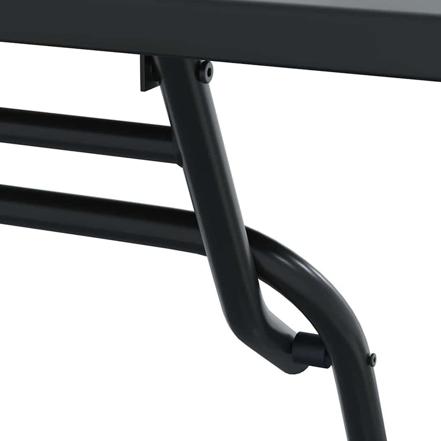 Tuin Bistro Set 3 pcs Antraciet Staal