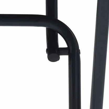 Tuinstafel Antraciet 50 x 50 x 72 cm Metaal