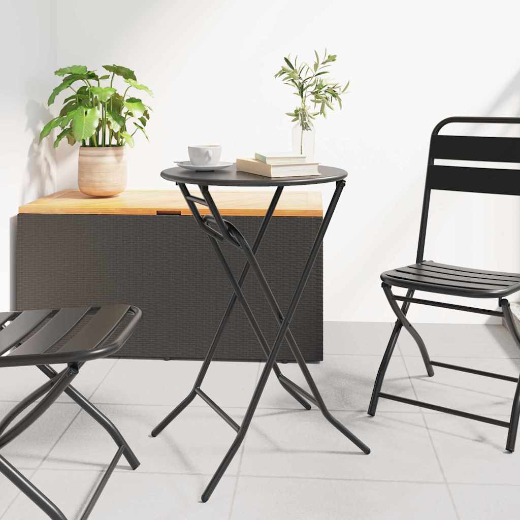 Tuinstafel Antraciet 50 x 50 x 72 cm Metaal