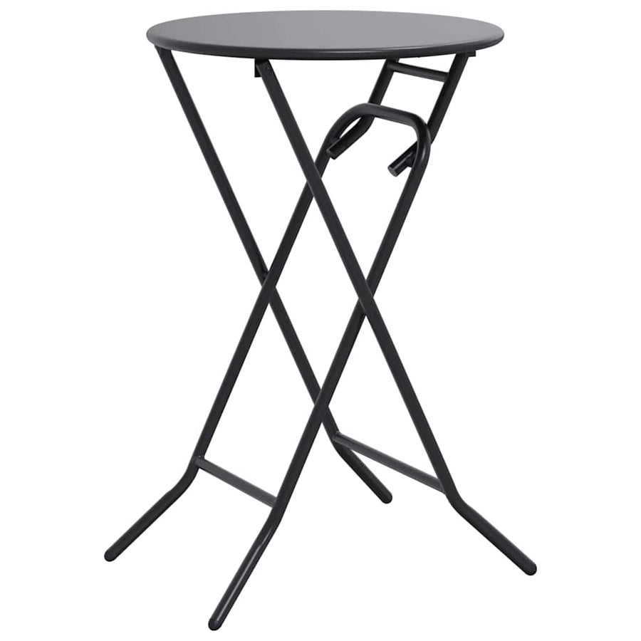 Tuinstafel Antraciet 50 x 50 x 72 cm Metaal