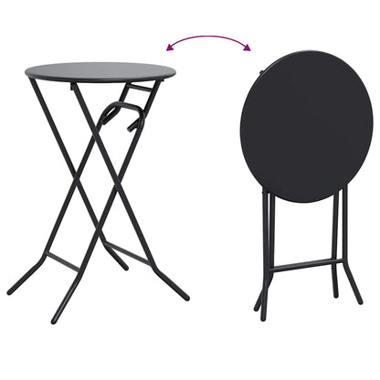 Tuinstafel Antraciet 50 x 50 x 72 cm Metaal