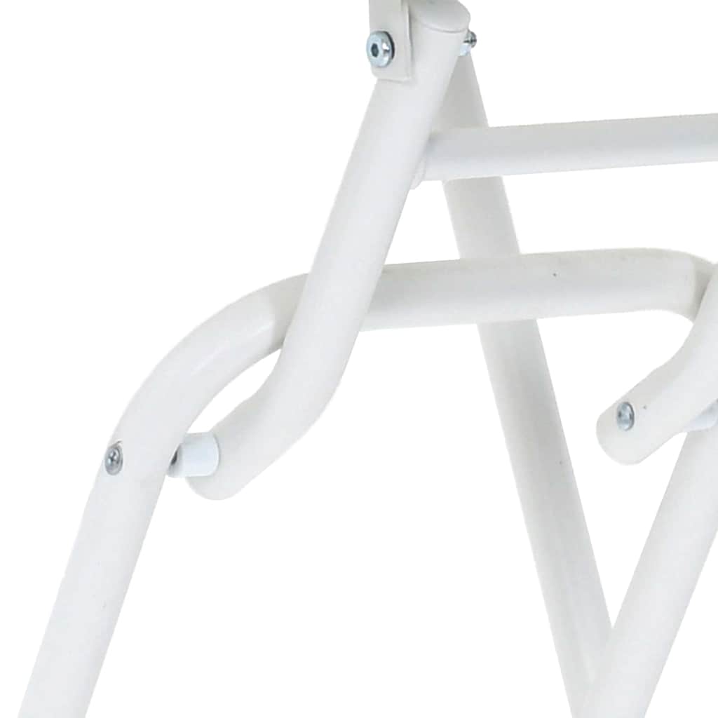 Tuinstafel Wit 50 x 50 x 72 cm Metaal
