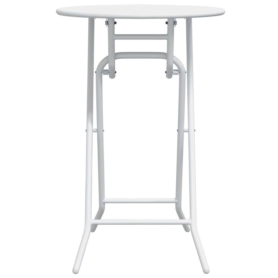 Tuinstafel Wit 50 x 50 x 72 cm Metaal