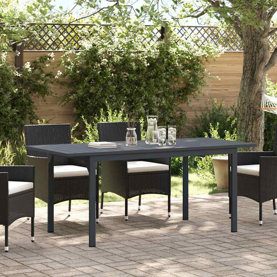 Terrastafel Antraciet 180 x 80 x 74 cm Gepoedercoat staal