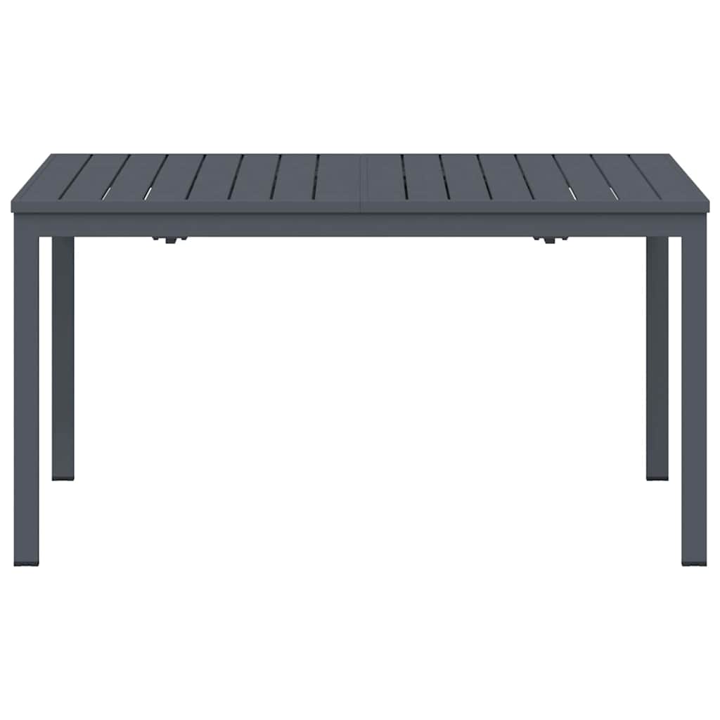 Terrastafel Antraciet 180 x 80 x 74 cm Gepoedercoat staal