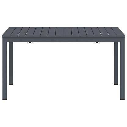 Terrastafel Antraciet 180 x 80 x 74 cm Gepoedercoat staal