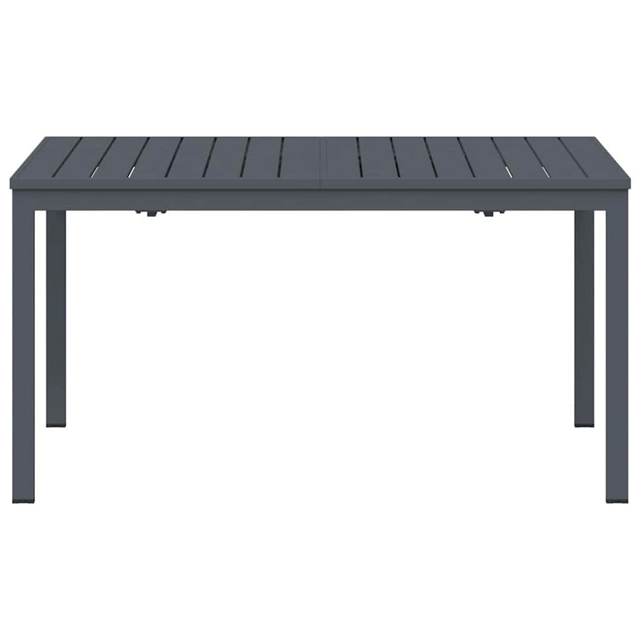 Terrastafel Antraciet 180 x 80 x 74 cm Gepoedercoat staal
