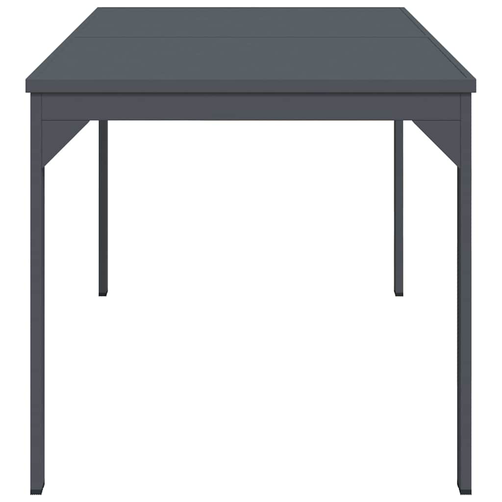Terrastafel Antraciet 180 x 80 x 74 cm Gepoedercoat staal