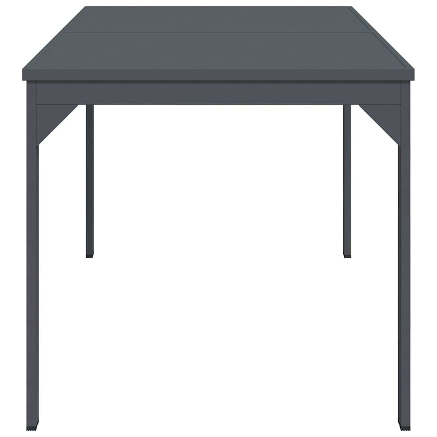 Terrastafel Antraciet 180 x 80 x 74 cm Gepoedercoat staal
