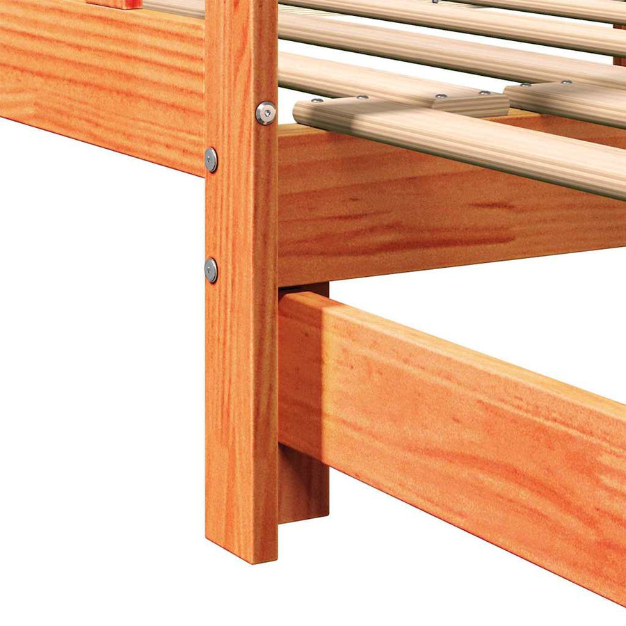 Dagbed met uittrekbed Wasbruin 203,5 x 184 x 66 cm