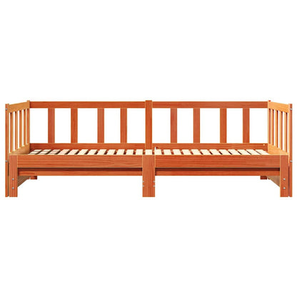 Uittrekbare Dagbed Wasbruin 203.5 x 164 x 66 cm