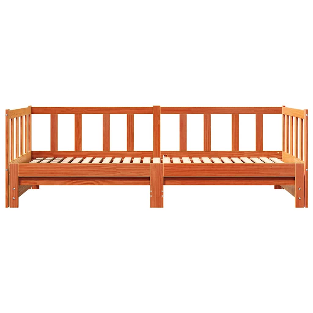 Uittrekbare Dagbed Wasbruin 193.5 x 184 x 66 cm