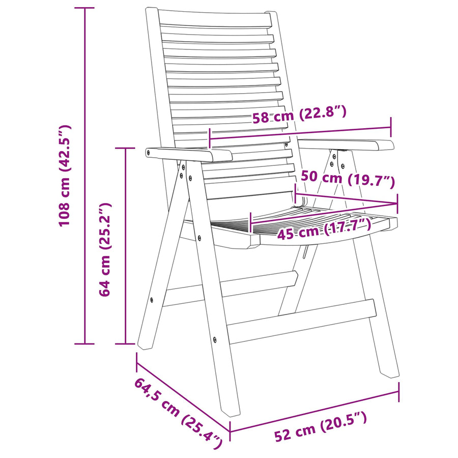 Tuin eettafelset 5 pcs Bruin Massief Teakhout