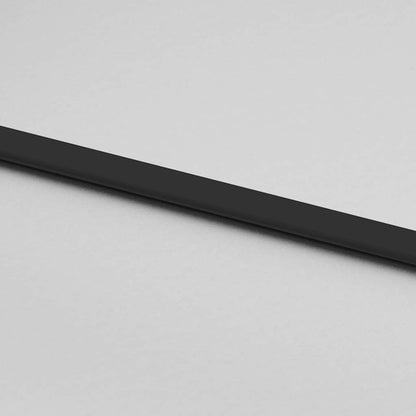 Schuifdeur met beslagset 76x205 cm ESG glas zwart