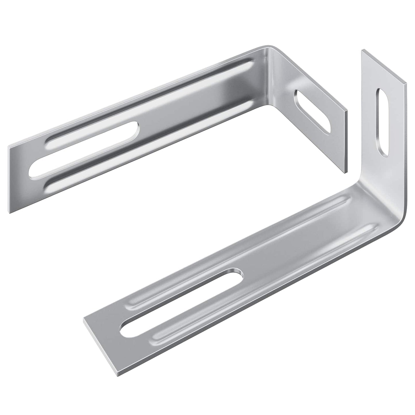 Anti Tip Beugel Effen 2 pcs Zilver 74,5 x 15 x 32 mm IJzer