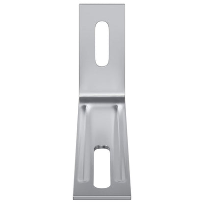 Anti Tip Beugel Effen 2 pcs Zilver 74,5 x 15 x 32 mm IJzer