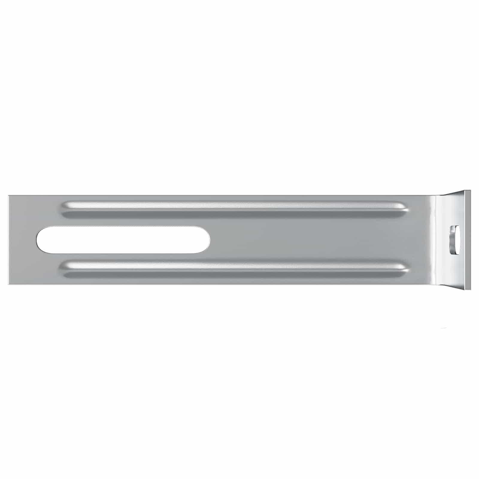 Anti Tip Beugel Effen 2 pcs Zilver 74,5 x 15 x 32 mm IJzer