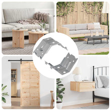 Beugel 2 pcs Verzinkt 106 x 55 x 1,5mm Staal