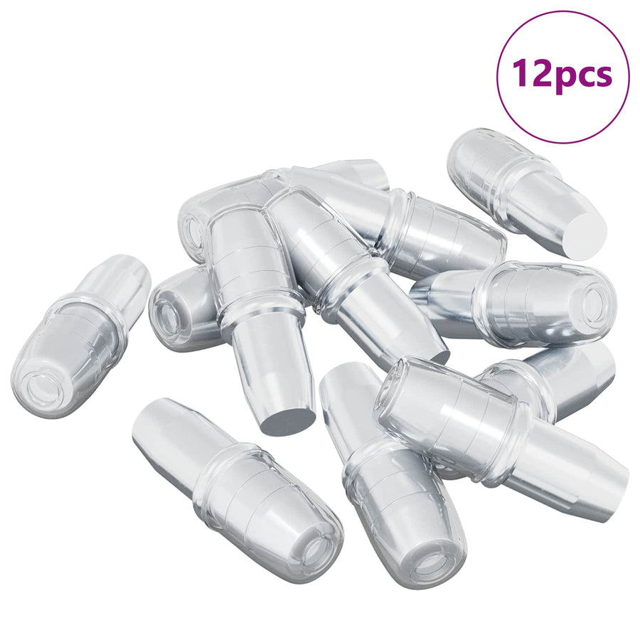 Plankhaak 12 pcs Zilver 7 x 16 mm IJzer