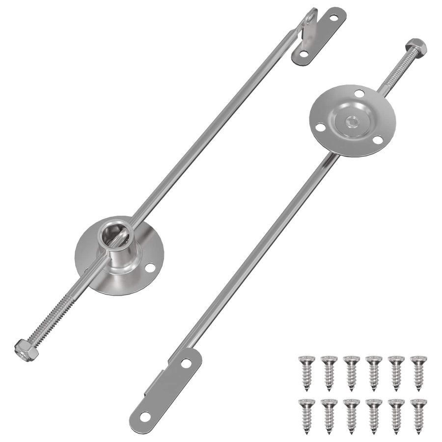 Gasveer 2 pcs Zilver 190 mm IJzer