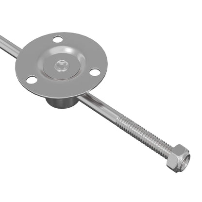Gasveer 12 pcs Zilver 190 mm IJzer