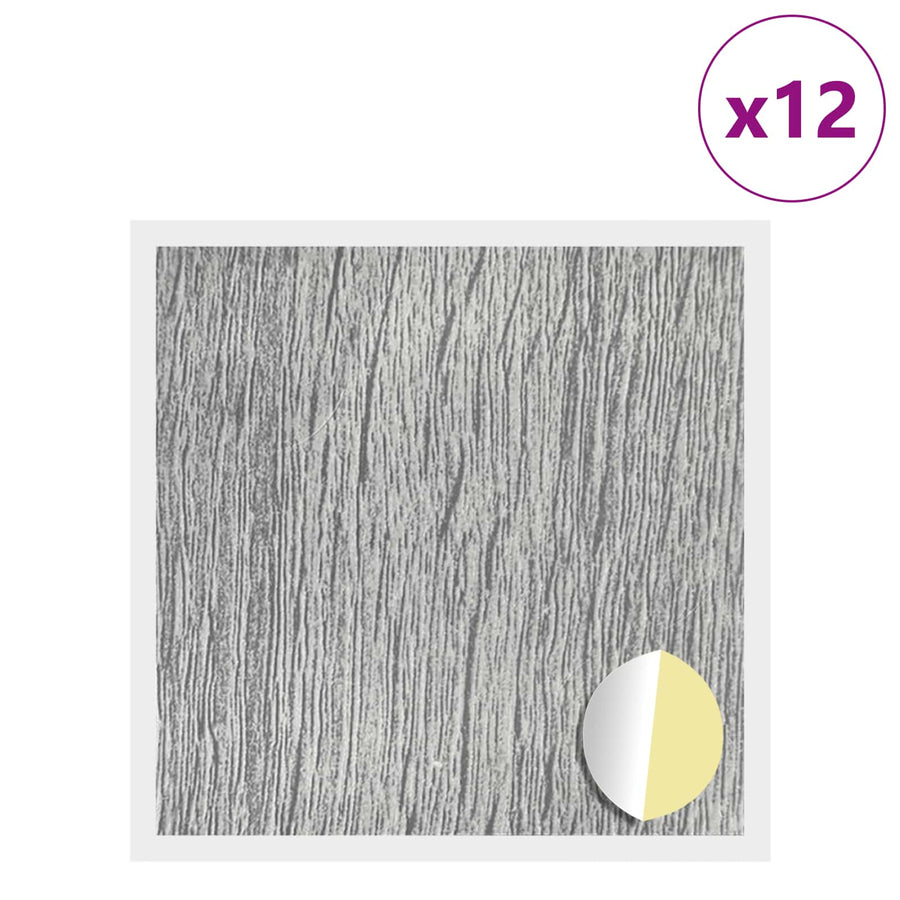 Zelfklevende Schroefhoes 12 pcs Grijs Sonoma Ø 20 x 0,5 mm