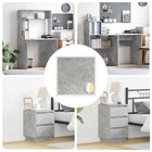 Self-adhesive Screw Cover 12 pcs Concrete Grey Ø 20 x 0.5 mm