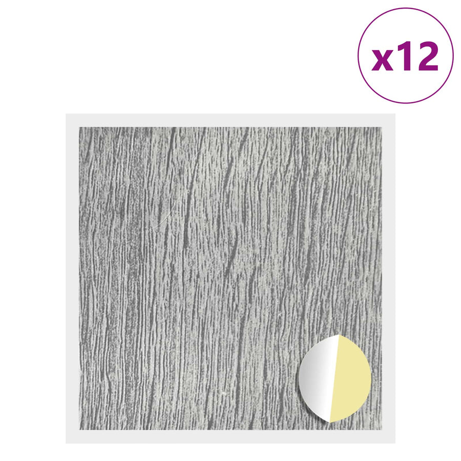 Zelfklevende Schroefhoes 12 pcs Grijs Sonoma Ø 20 x 0,5 mm