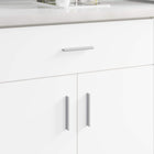 Handle Plain 12 pcs Silver 105.7 x 7.4 x 15.5 mm Aluminium