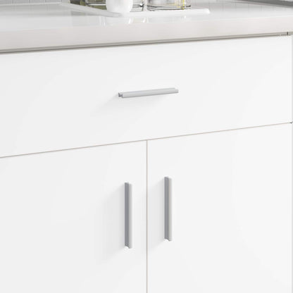 Handvat Effen 828 pcs Zilver 105.7 x 7.4 x 15.5 mm Aluminium