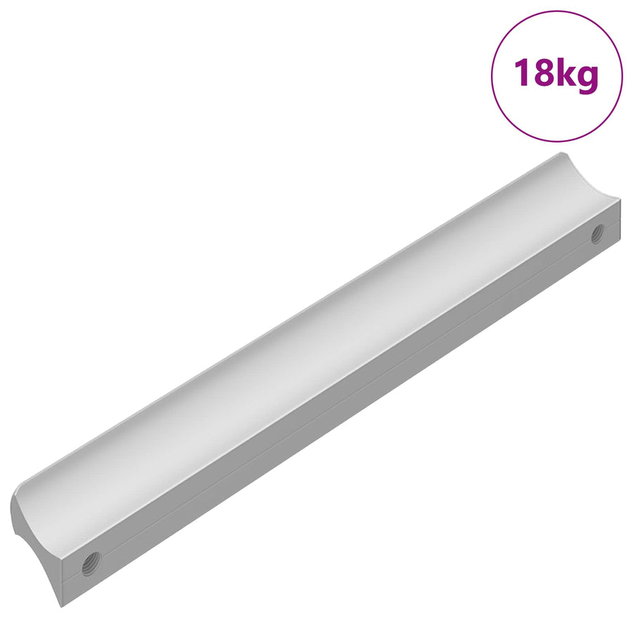 Handvat Effen 828 pcs Zilver 105.7 x 7.4 x 15.5 mm Aluminium