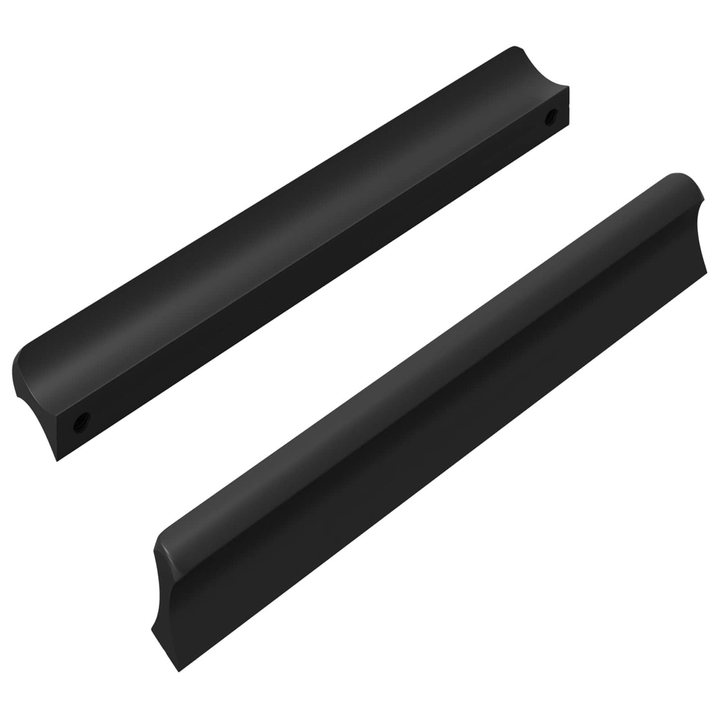 Handvat 2 pcs Zwart 106 x 7,4 x 15,5 mm Aluminium