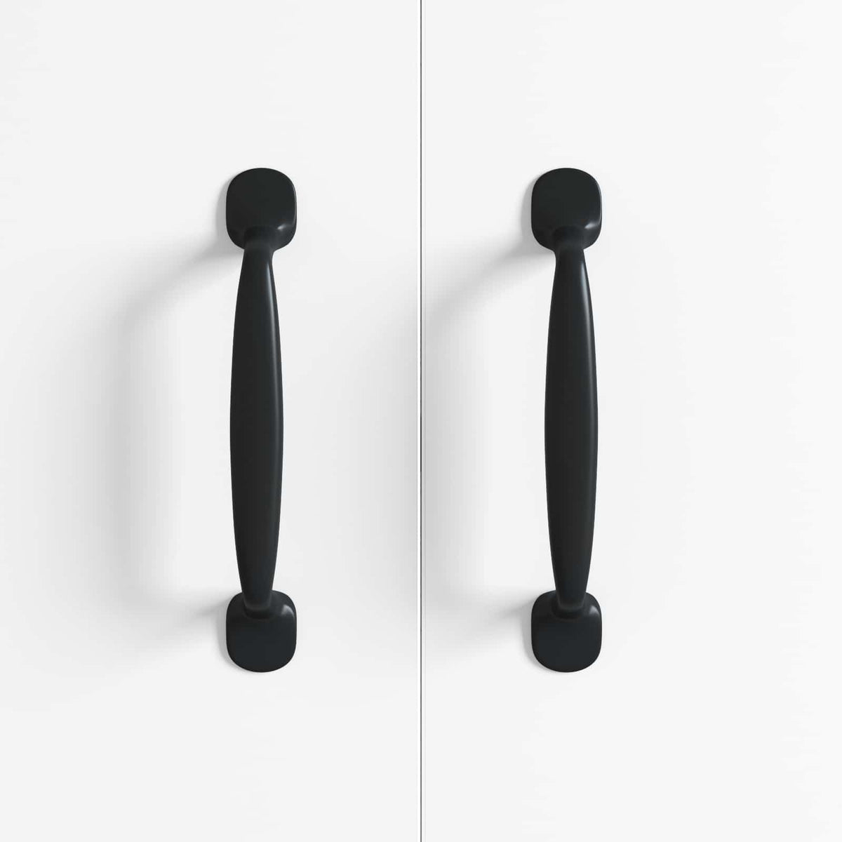 Meubelhandgreep 12 st Zwart 130 x 19,4 x 22,3 mm Aluminium