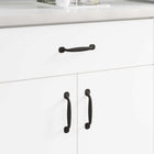 Furniture handle 250 pcs Black 130 x 19.4 x 22.3 mm Aluminum