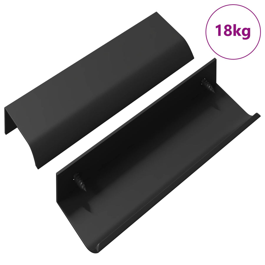 Handvat 725 pcs Zwart 120 x 39.6 x 17 mm Aluminium