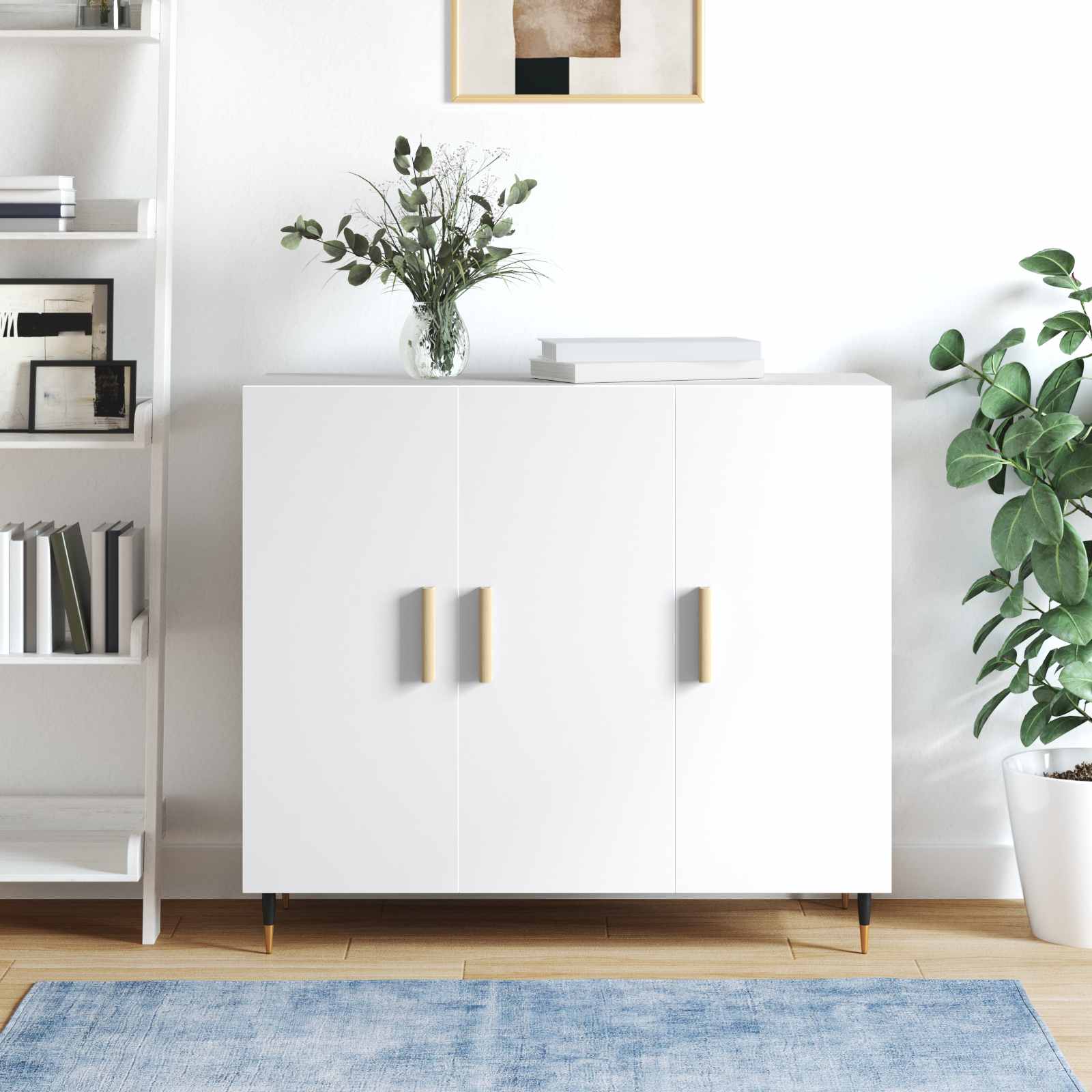 Rechthoekige Handgreep 12 pcs Natuurlijke Houtkleur