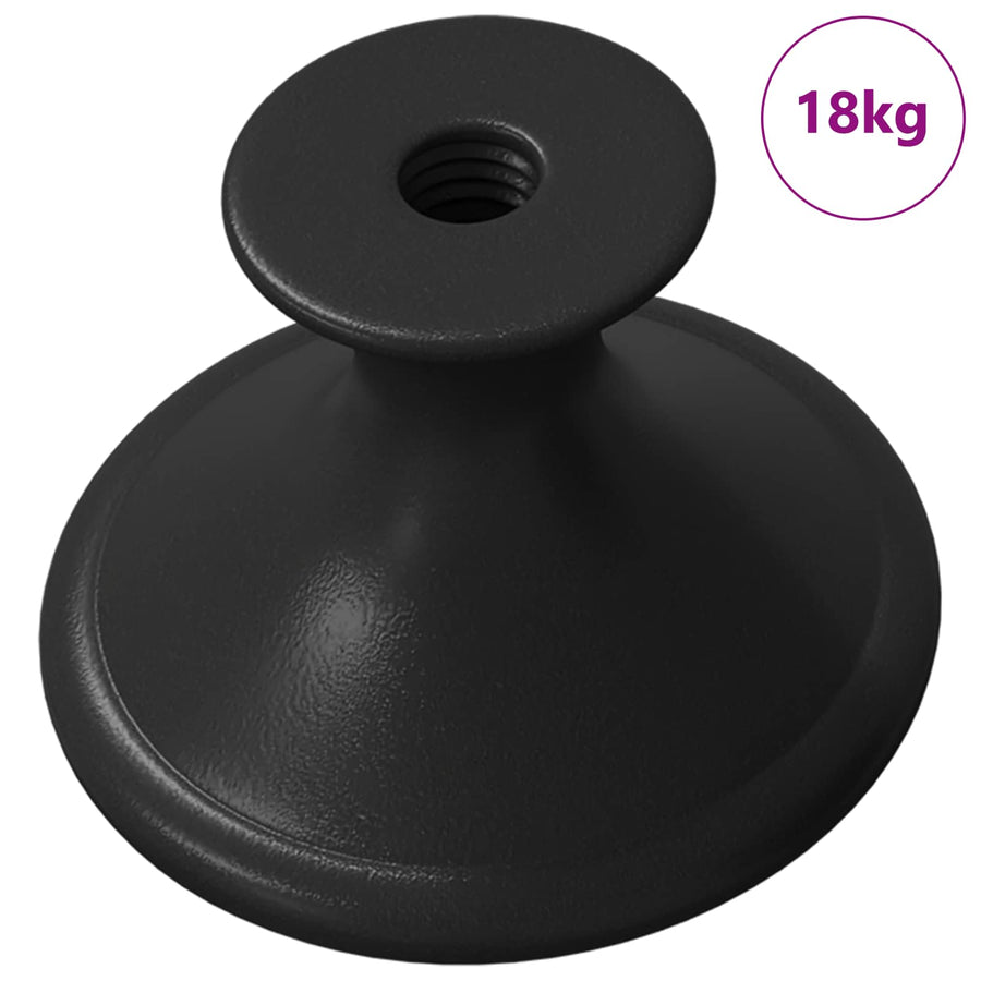 Handvat 1461 pcs Zwart Ø30 mm Aluminium