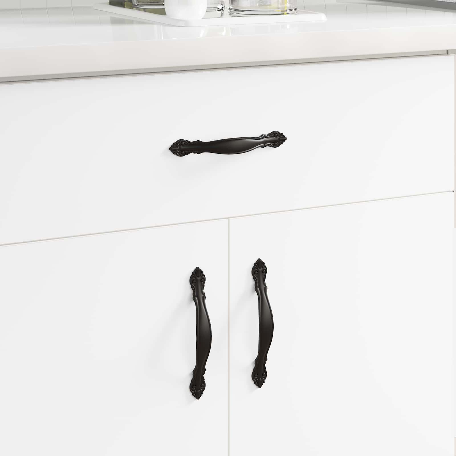 Handvat 12 pcs Zwart 150 mm Zinklegering