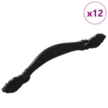 Handvat 12 pcs Zwart 150 mm Zinklegering