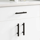 Cabinet Handle 2 pcs Black 150 x 12.3 x 35.2 mm Stainless steel