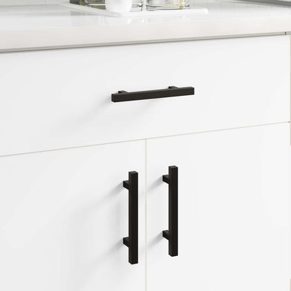Kasthandgreep 2 pcs Zwart M4 x 18 mm Roestvrij staal