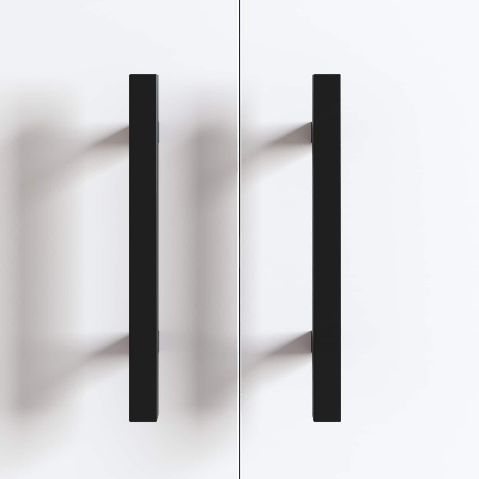 Kasthandgreep 12 pcs Zwart M4 x 18 mm Roestvrij staal