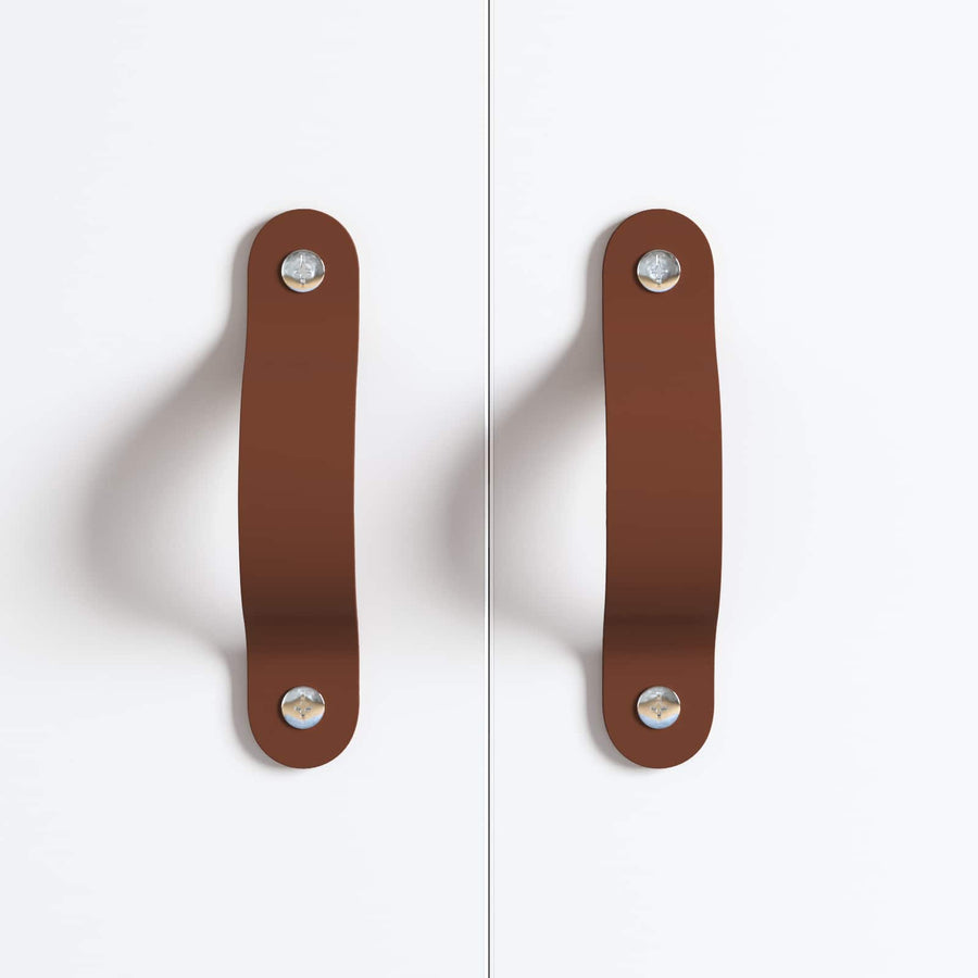 Kast Handvatten 2 pcs Bruin 96 mm PU