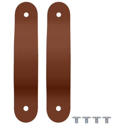 Kast Handvatten 2 pcs Bruin 96 mm PU