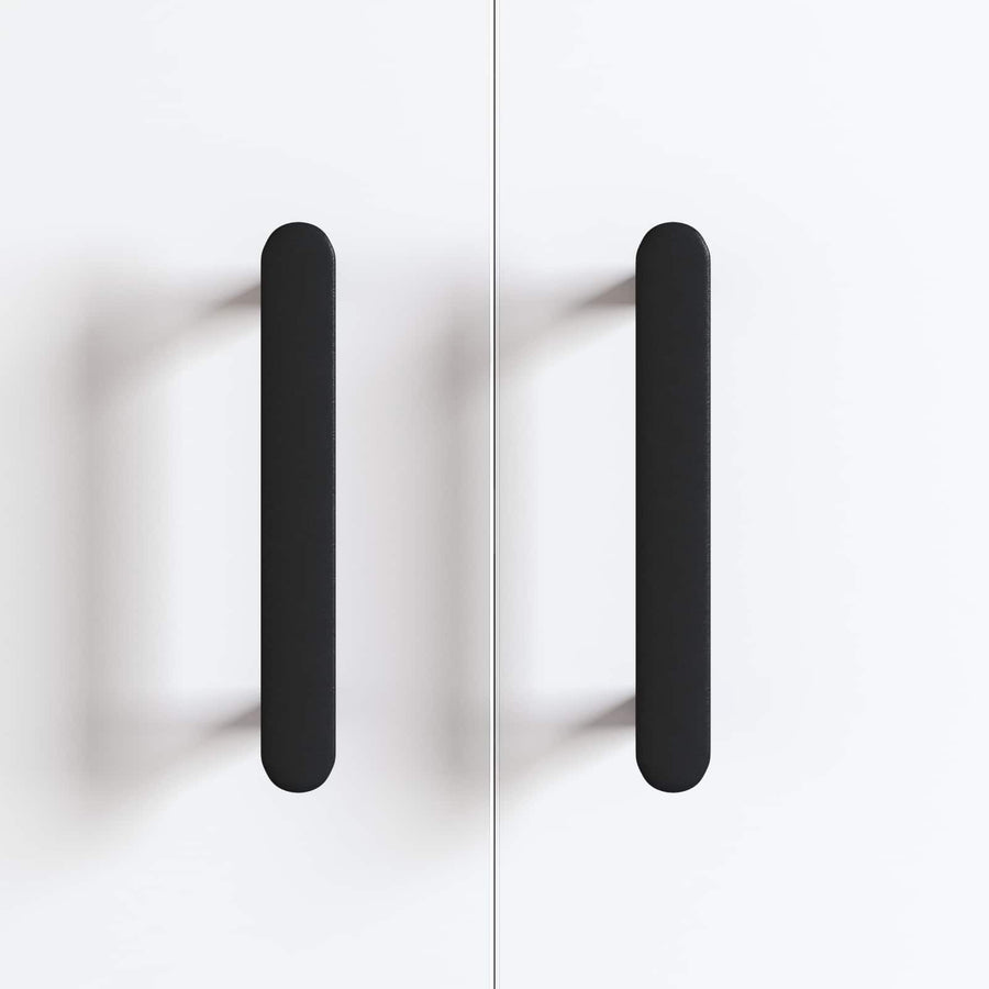 Kasthandgreep 2 pcs Zwart 121 x 16.6 x 28.3 mm IJzer
