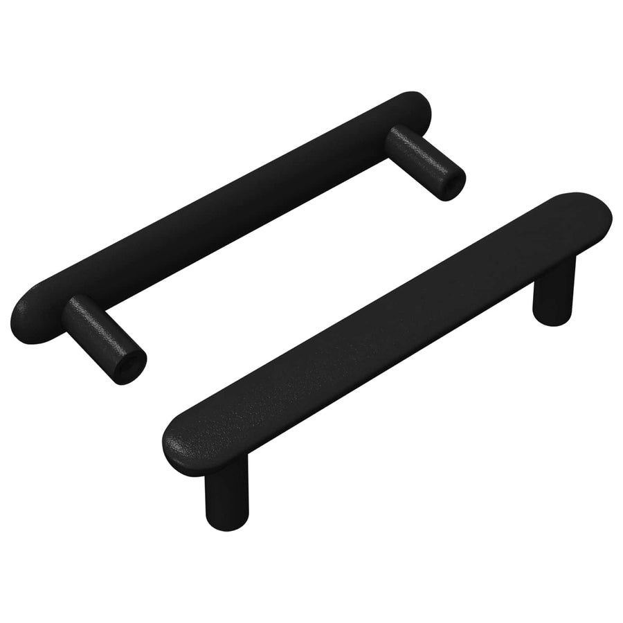 Kasthandgreep 2 pcs Zwart 121 x 16.6 x 28.3 mm IJzer
