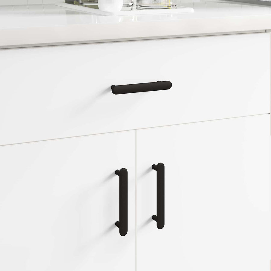 Kasthandgreep 12 pcs Zwart 121 x 16.6 x 28.3 mm IJzer