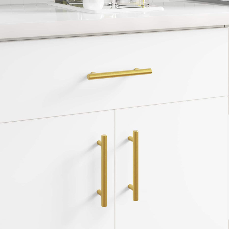 Kasthandgreep 2 pcs Goud 150 mm Roestvrij staal