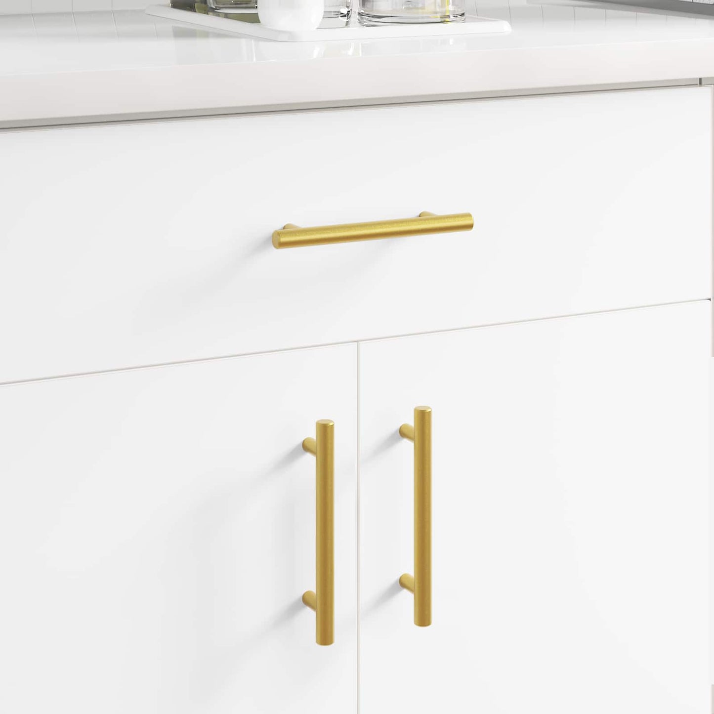 Kasthandgreep 510 pcs Goud 150 mm Roestvrij staal