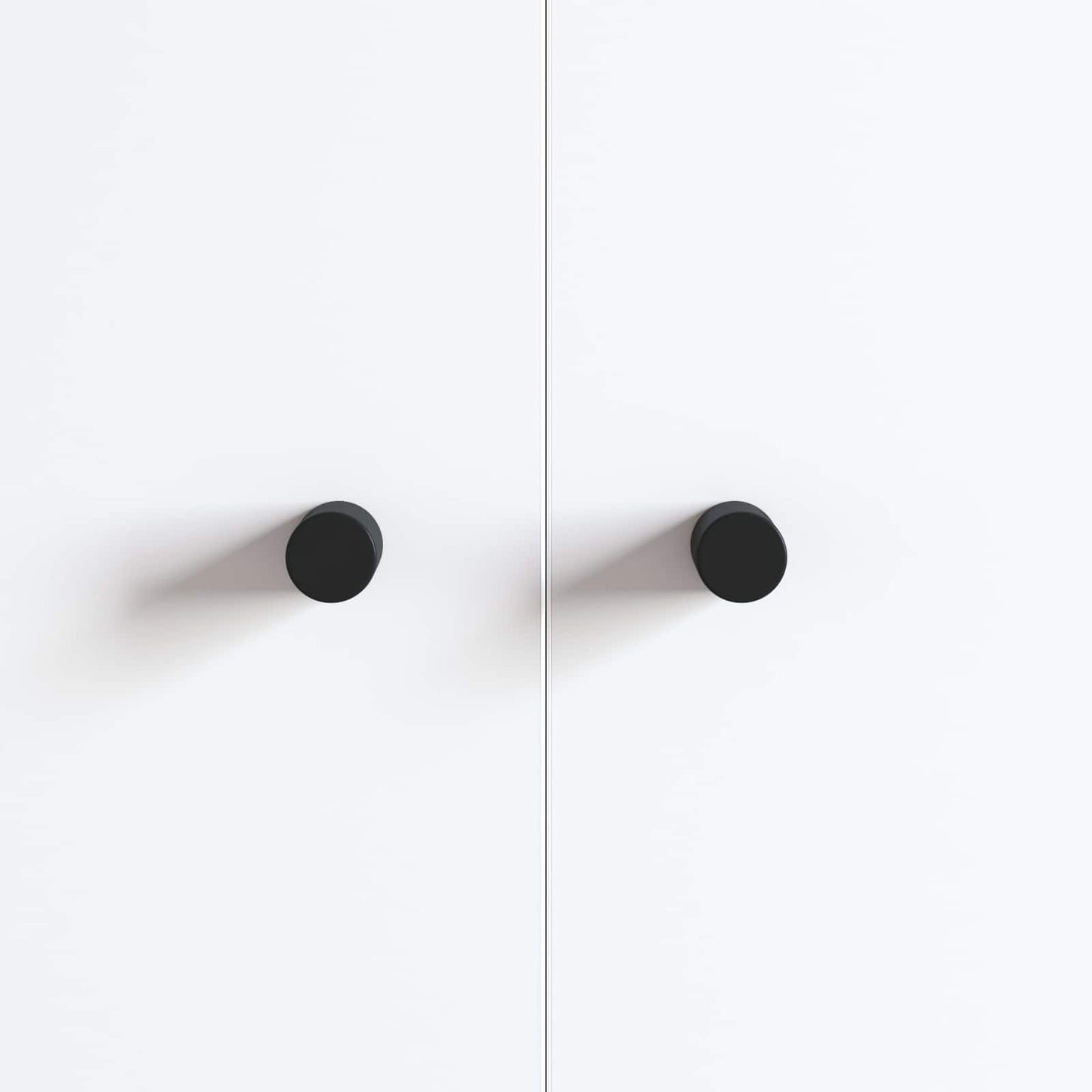 Kastknop 12 pcs Zwart 18 x 23 mm IJzer